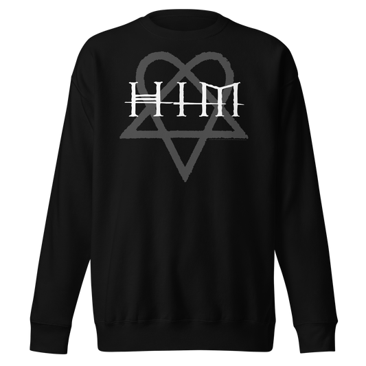 HIM - Dark Heart Jumbo Print Sweatshirt