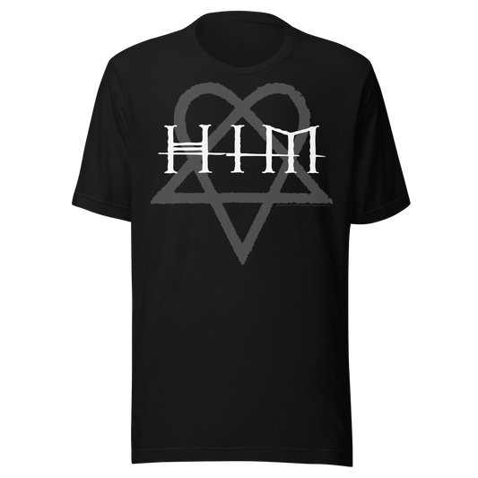 HIM HIM - Dark Heart Jumbo Print T-Shirt