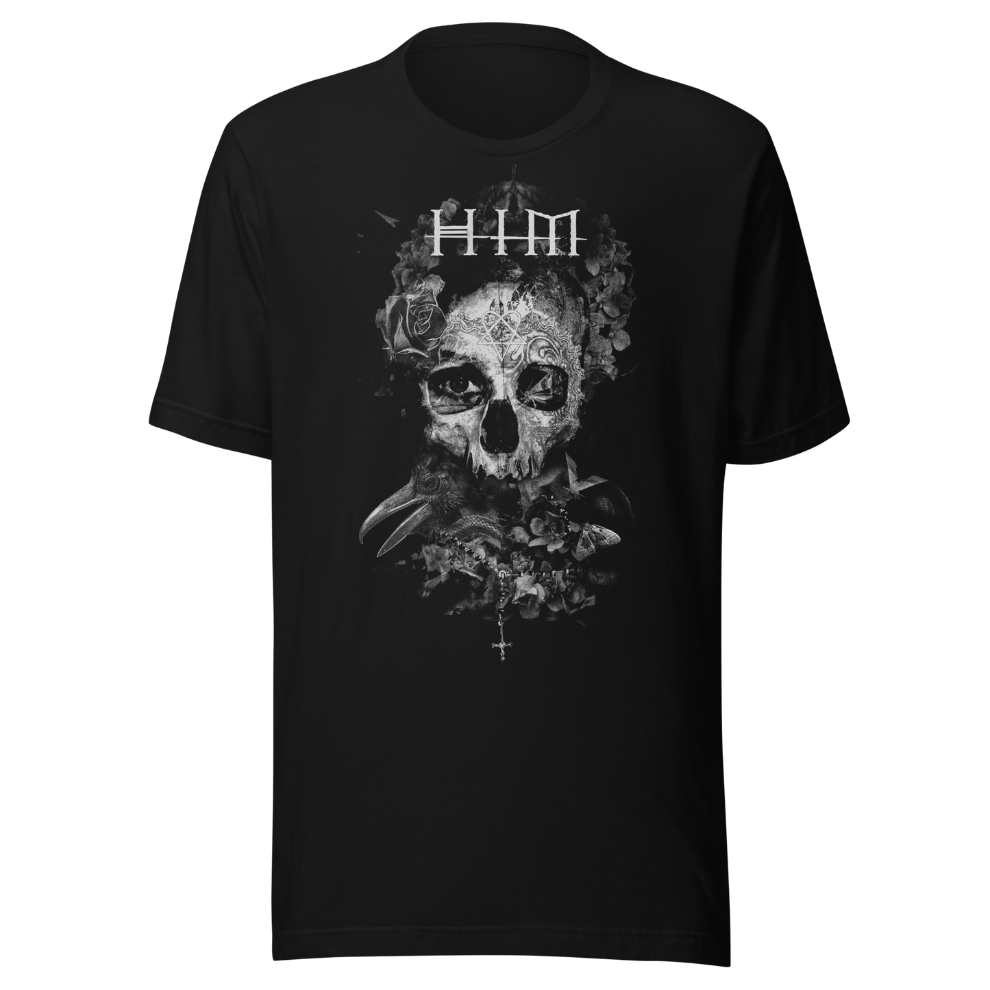 HIM HIM - Dark Light Jumbo Print T-Shirt