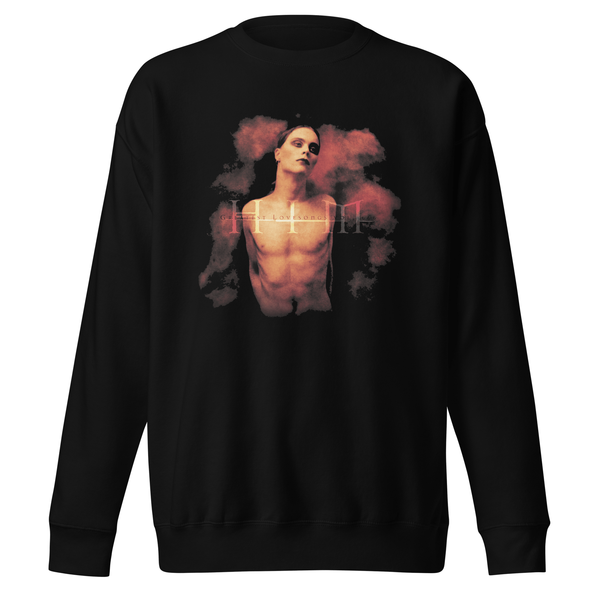 HIM HIM - Deep Shadows Jumbo Print Sweatshirt