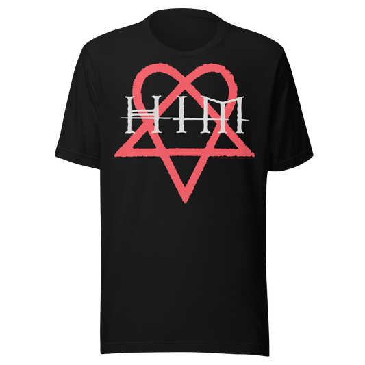 HIM HIM - Heartkiller Jumbo Print T-Shirt