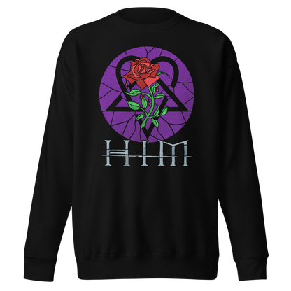 HIM HIM - Stained Glass Jumbo Print Sweatshirt