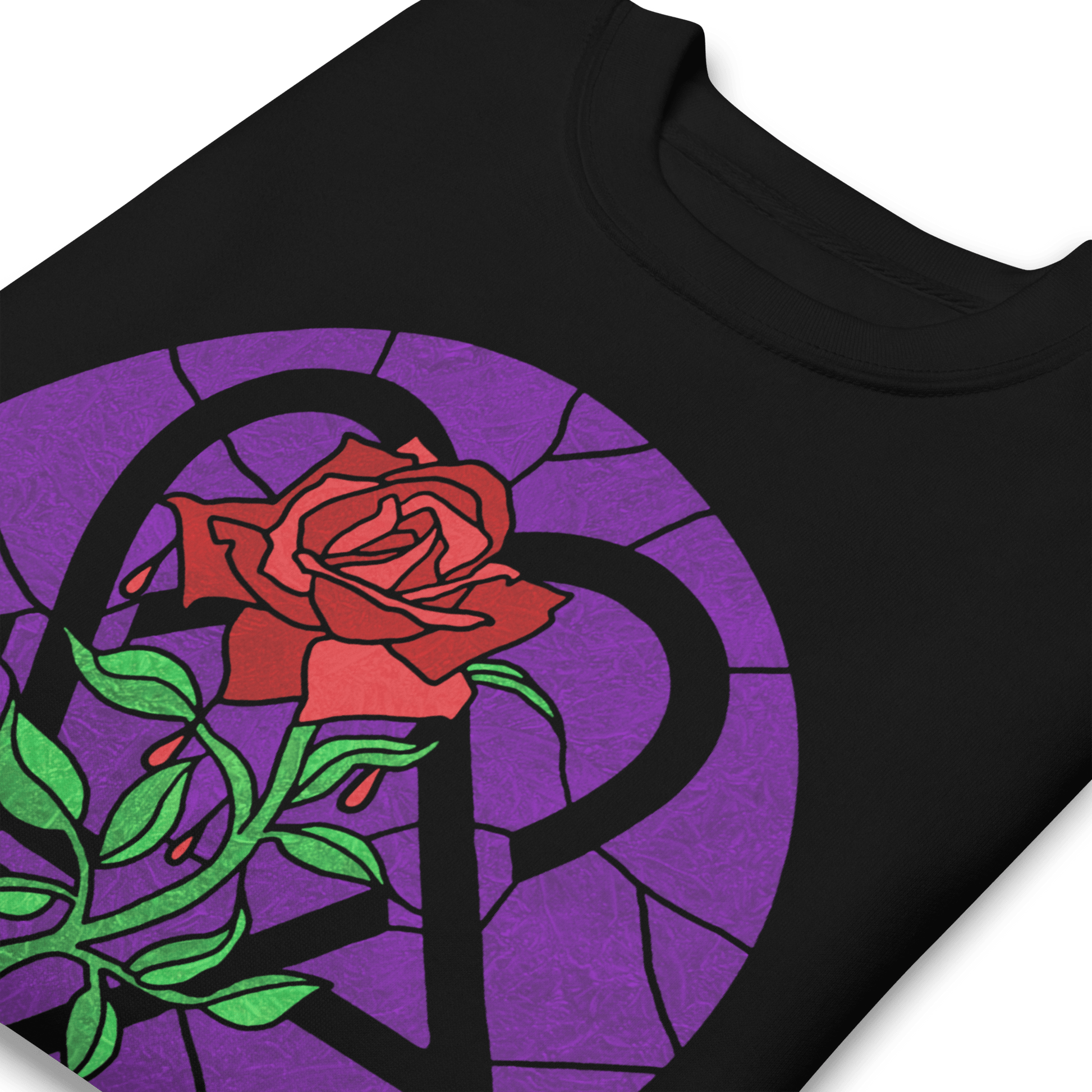 HIM HIM - Stained Glass Jumbo Print Sweatshirt