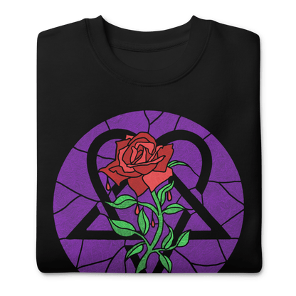 HIM HIM - Stained Glass Jumbo Print Sweatshirt
