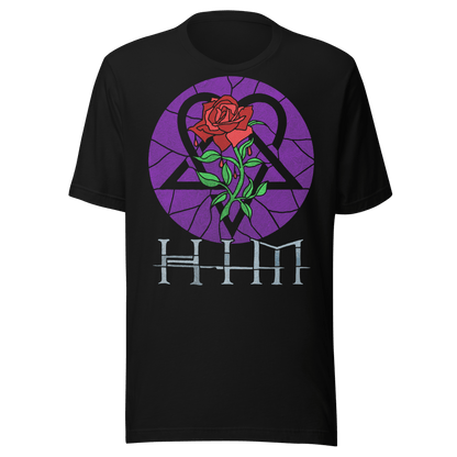 HIM HIM - Stained Glass Jumbo Print T-Shirt