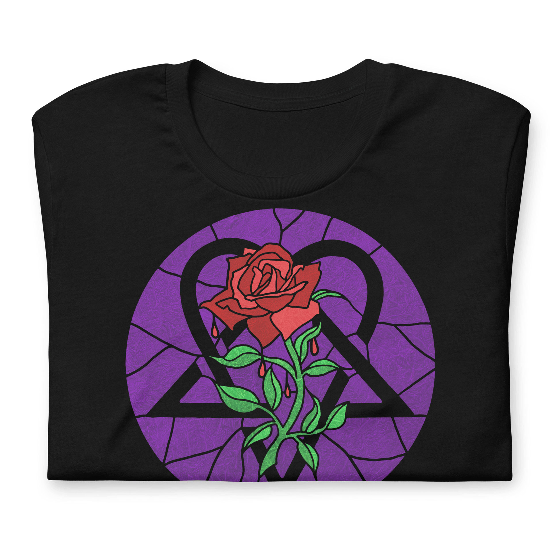 HIM HIM - Stained Glass Jumbo Print T-Shirt