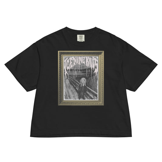 Ice Nine Kills Frame Mineral Wash Womens Crop Top