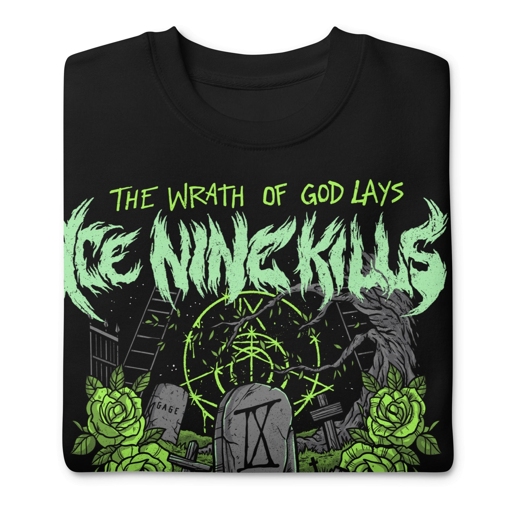 Ice Nine Kills Ice Nine Kills - Green Wrath Jumbo Print Sweatshirt