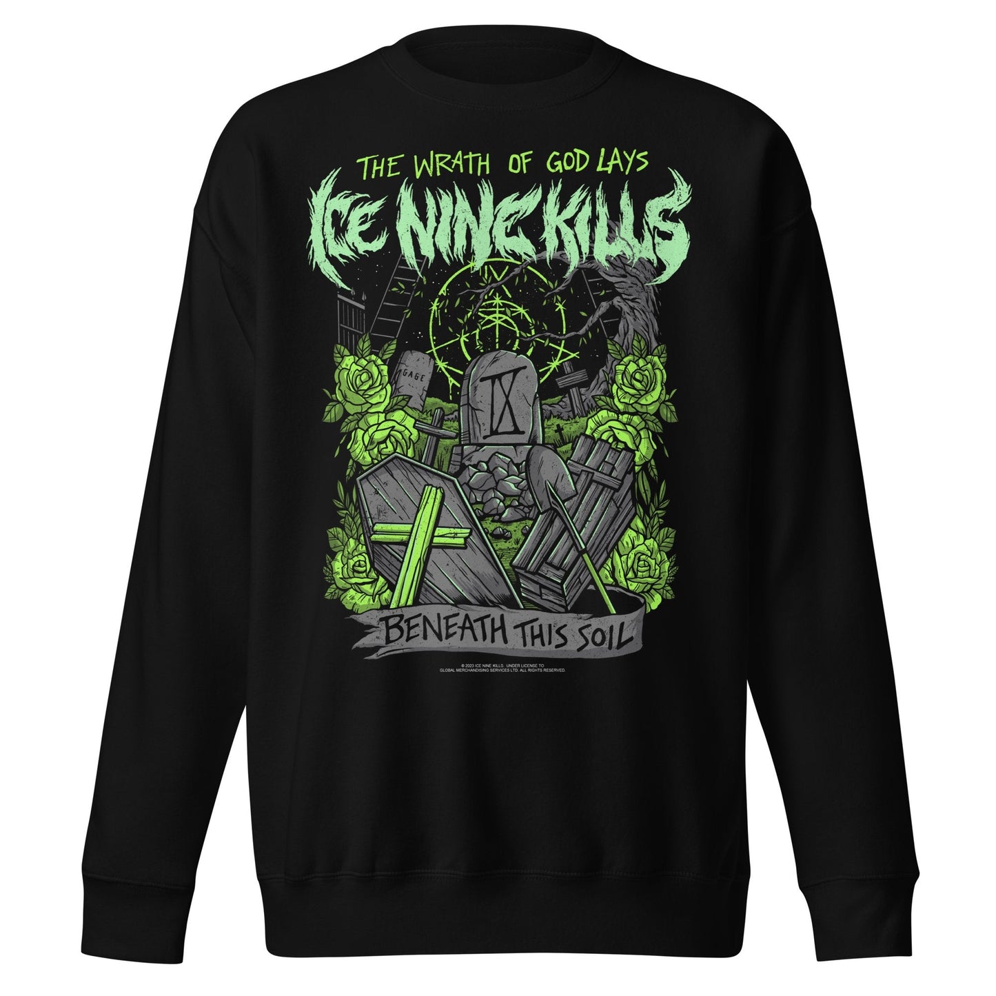 Ice Nine Kills Ice Nine Kills - Green Wrath Jumbo Print Sweatshirt