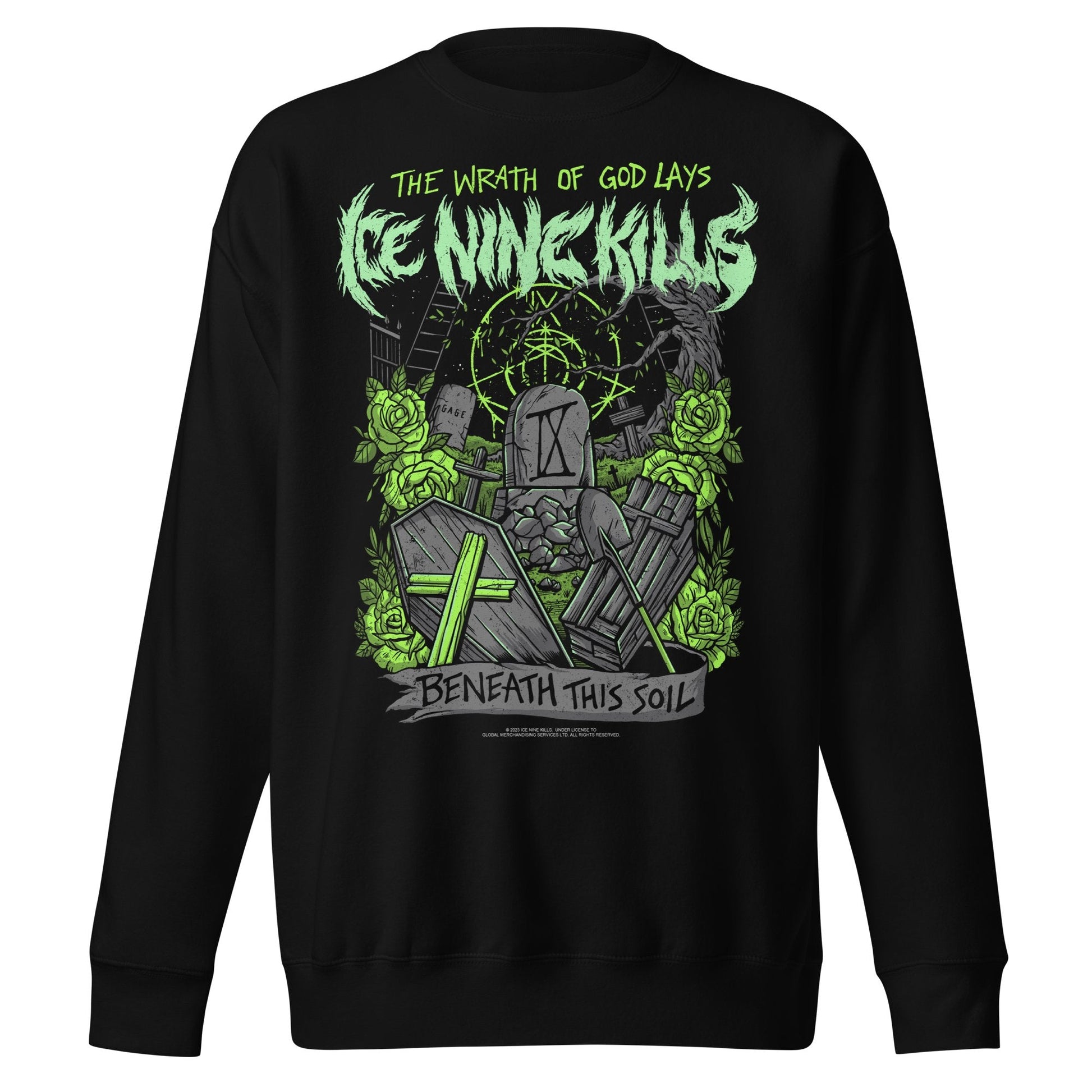 Ice Nine Kills Ice Nine Kills - Green Wrath Jumbo Print Sweatshirt