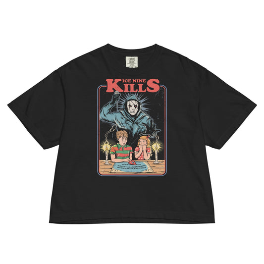 Ice Nine Kills Ouija Mineral Wash Womens Crop Top