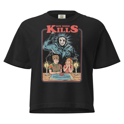 Ice Nine Kills Ouija Mineral Wash Womens Crop Top