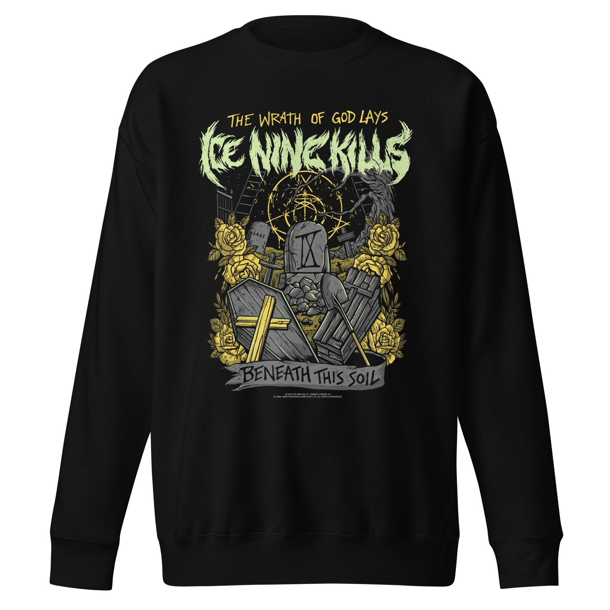 Ice Nine Kills Ice Nine Kills - Yellow Wrath Jumbo Print Sweatshirt