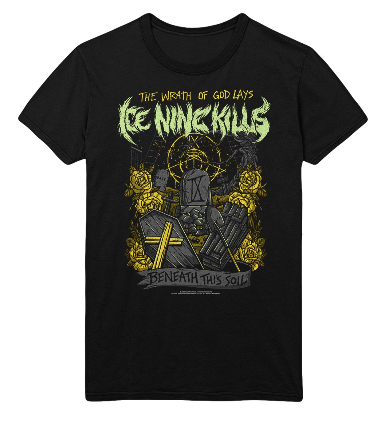 Ice Nine Kills Ice Nine Kills - Yellow Wrath T-Shirt