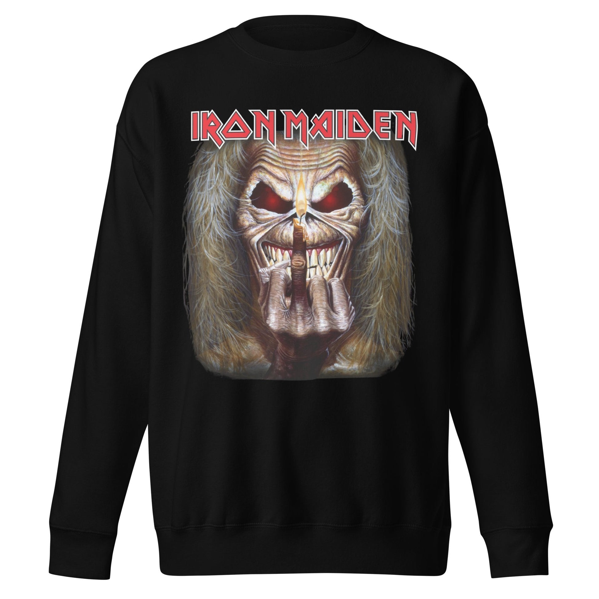 Iron Maiden Iron Maiden - Candle Finger Jumbo Print Sweatshirt