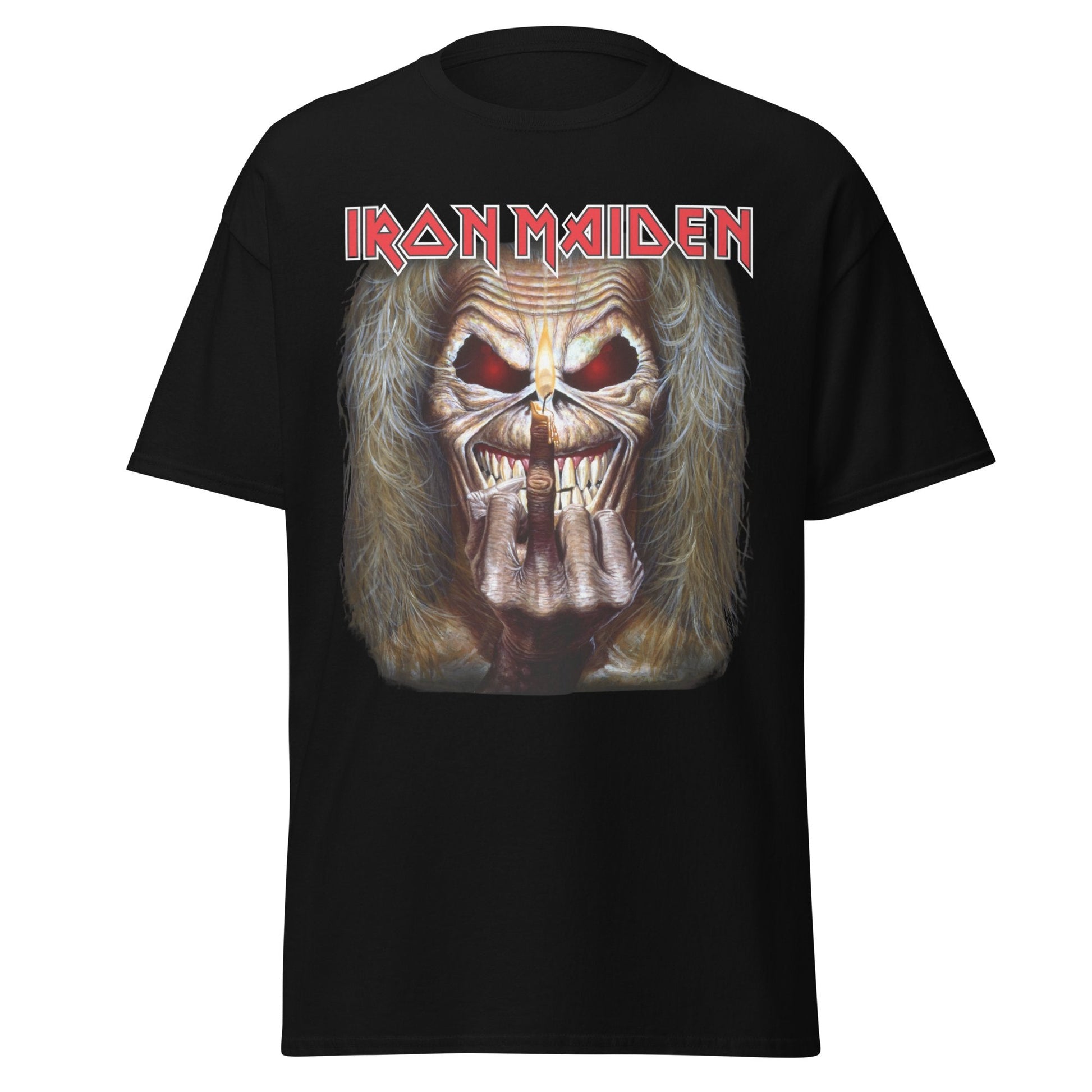 Iron Maiden Iron Maiden - Candle Finger Jumbo Print T-Shirt