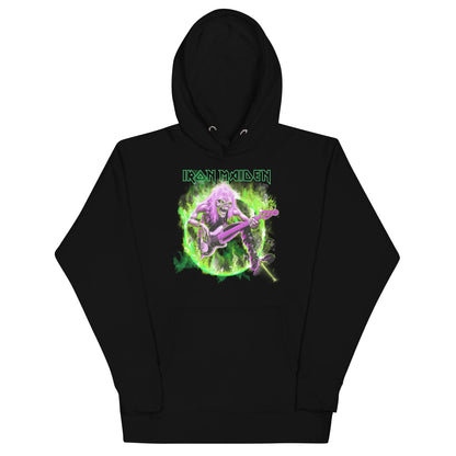 Iron Maiden Iron Maiden - Green Guitar Classic Hoodie