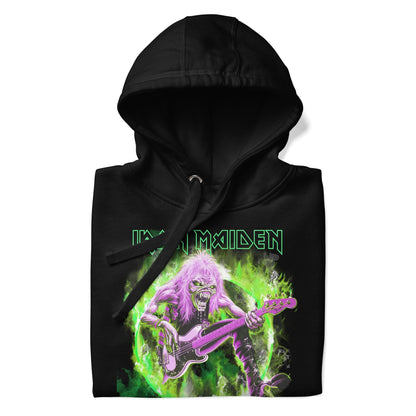 Iron Maiden Iron Maiden - Green Guitar Classic Hoodie