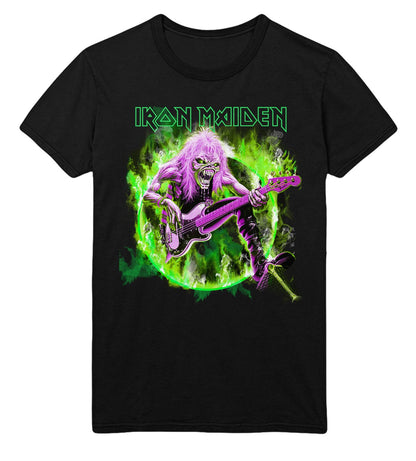 Iron Maiden Iron Maiden - Green Guitar T-Shirt