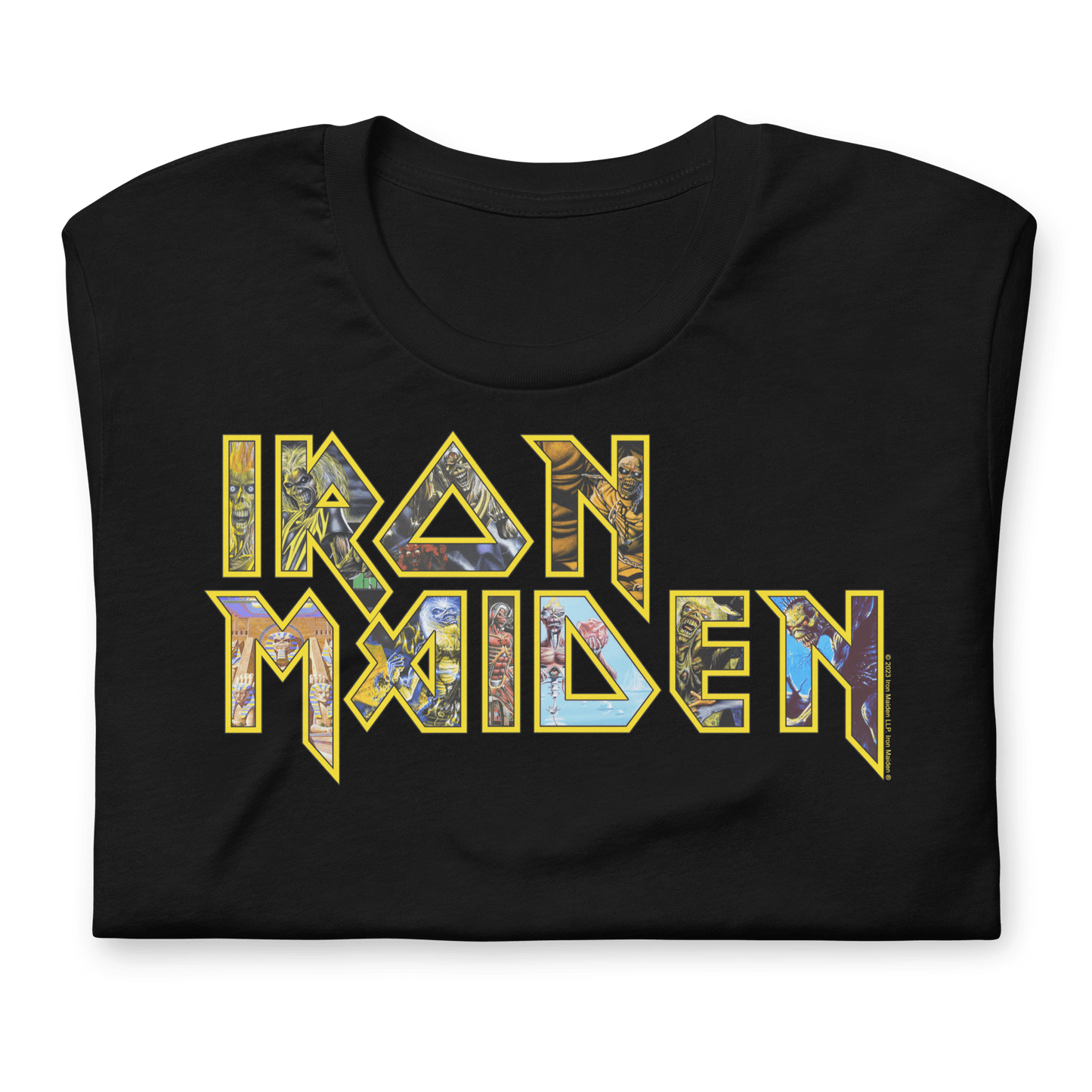 Iron Maiden Iron Maiden - Logo Eddie Jumbo Print T-Shirt