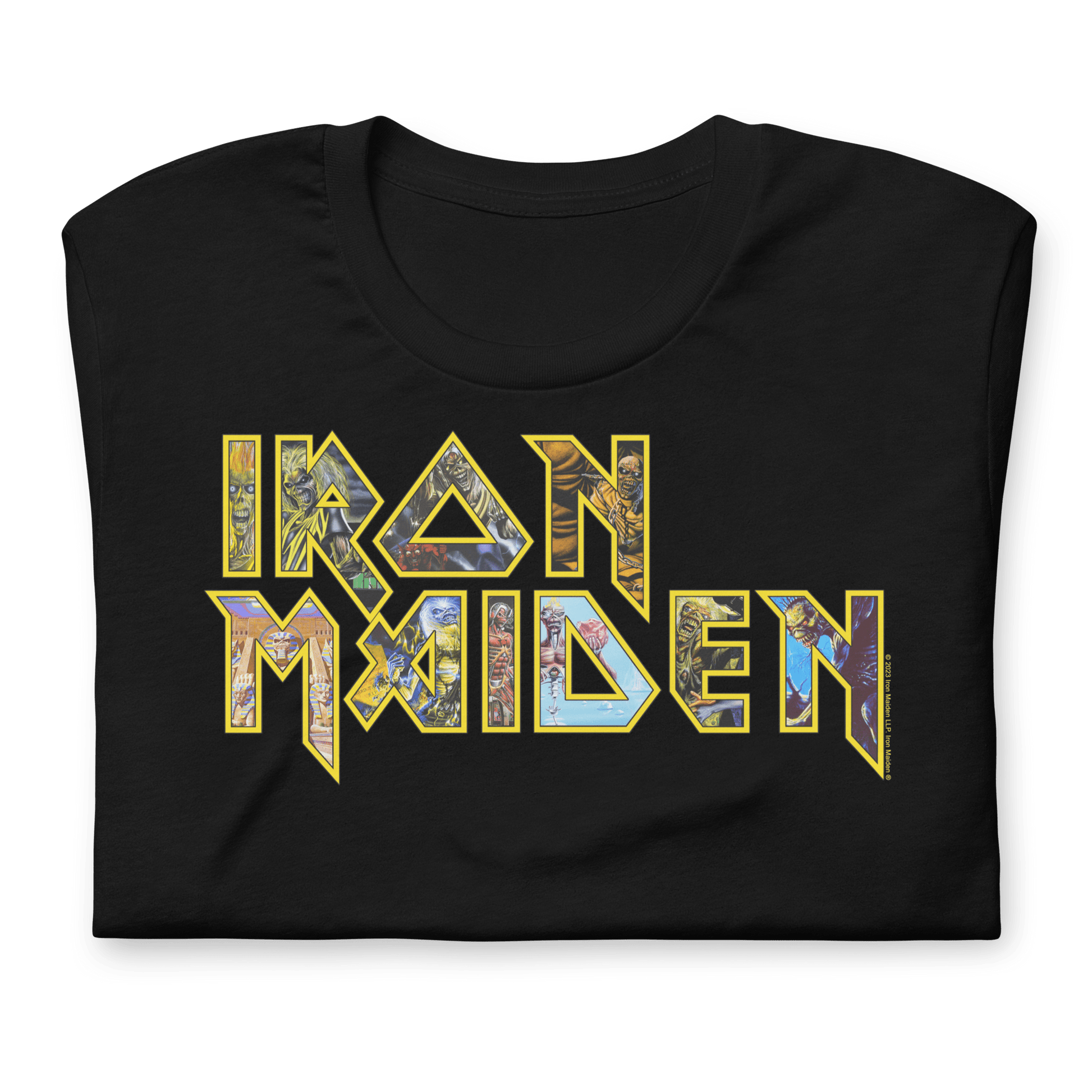 Iron Maiden Iron Maiden - Logo Eddie Jumbo Print T-Shirt