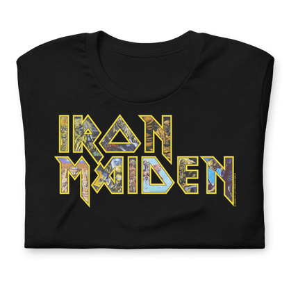Iron Maiden Iron Maiden - Logo Eddie Jumbo Print T-Shirt