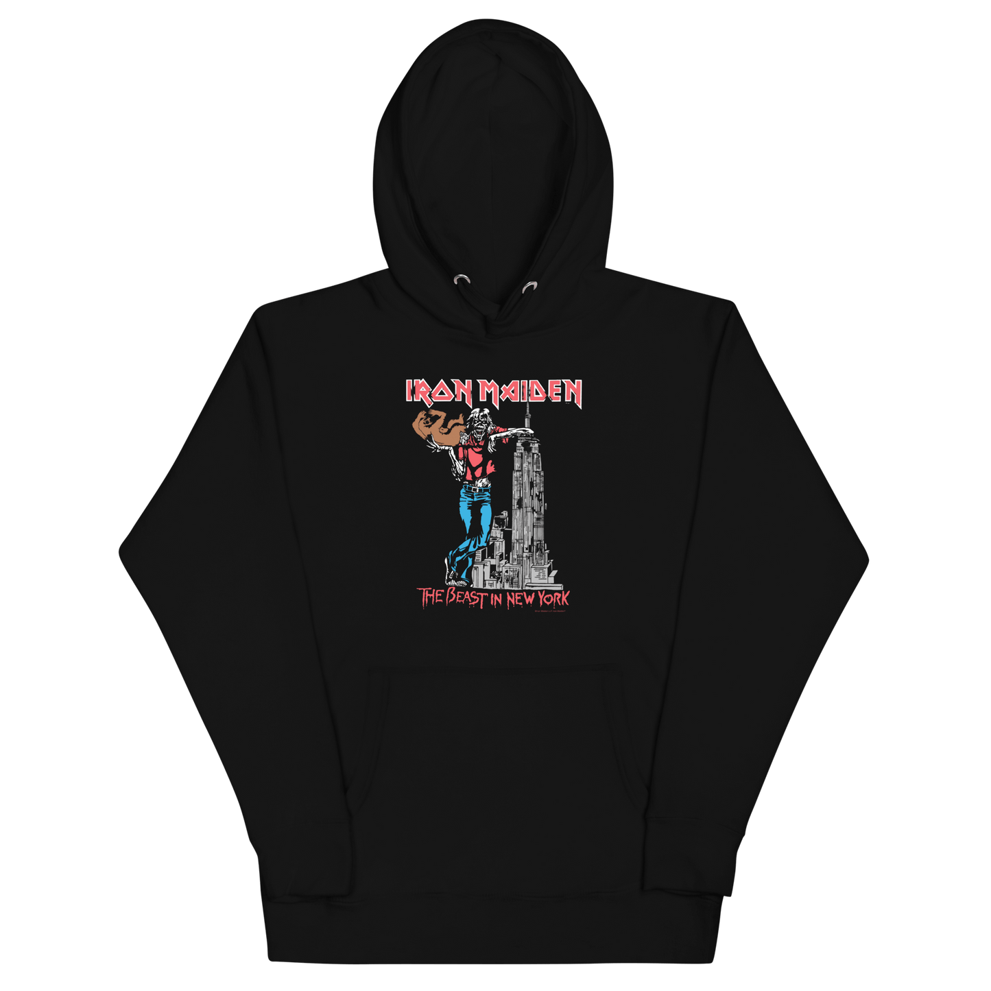 Iron Maiden Iron Maiden - NYC 1982 Vintage Tour Hoodie