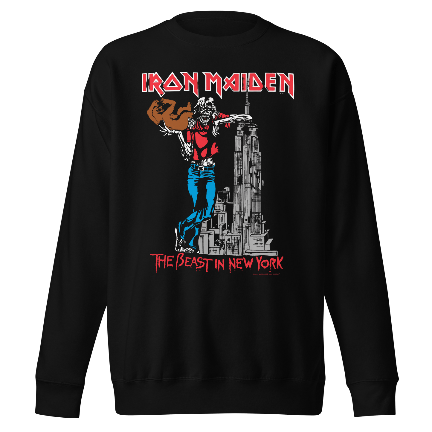 Iron Maiden Iron Maiden - NYC 1982 Vintage Tour Sweatshirt