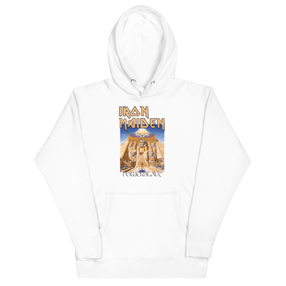 Iron Maiden Iron Maiden - Powerslave White Pharoh Hoodie