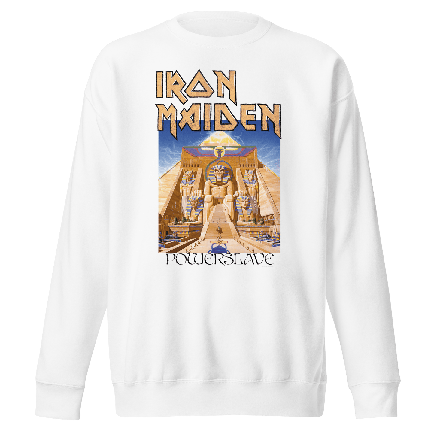 Iron Maiden Iron Maiden - Powerslave White Pharoh Sweatshirt