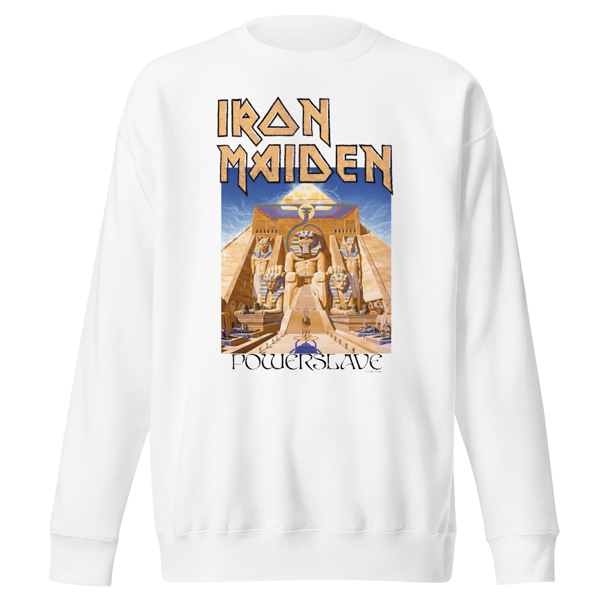 Iron Maiden Iron Maiden - Powerslave White Pharoh Sweatshirt