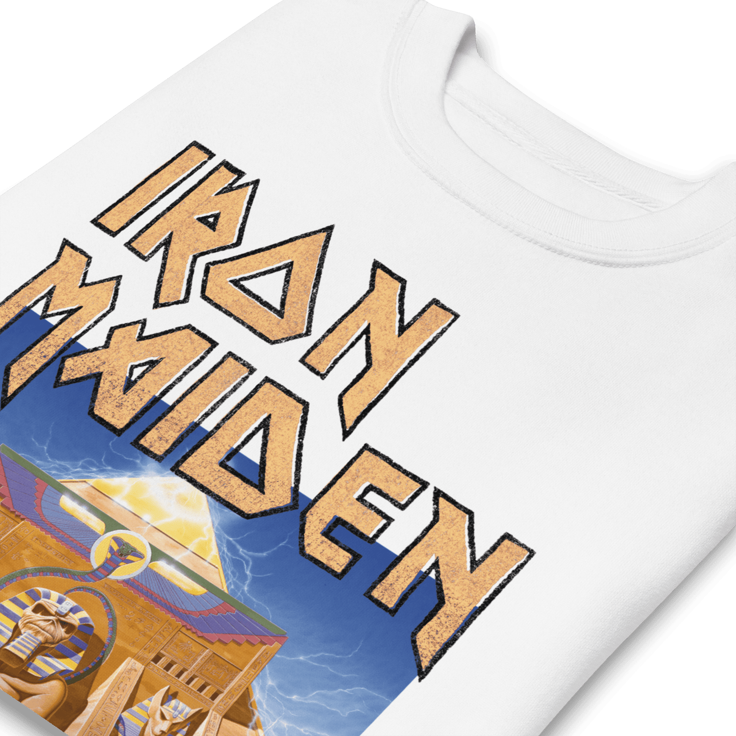 Iron Maiden Iron Maiden - Powerslave White Pharoh Sweatshirt