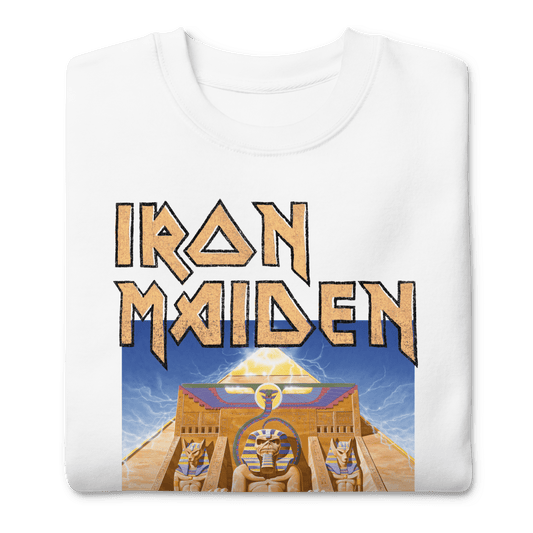 Iron Maiden Iron Maiden - Powerslave White Pharoh Sweatshirt