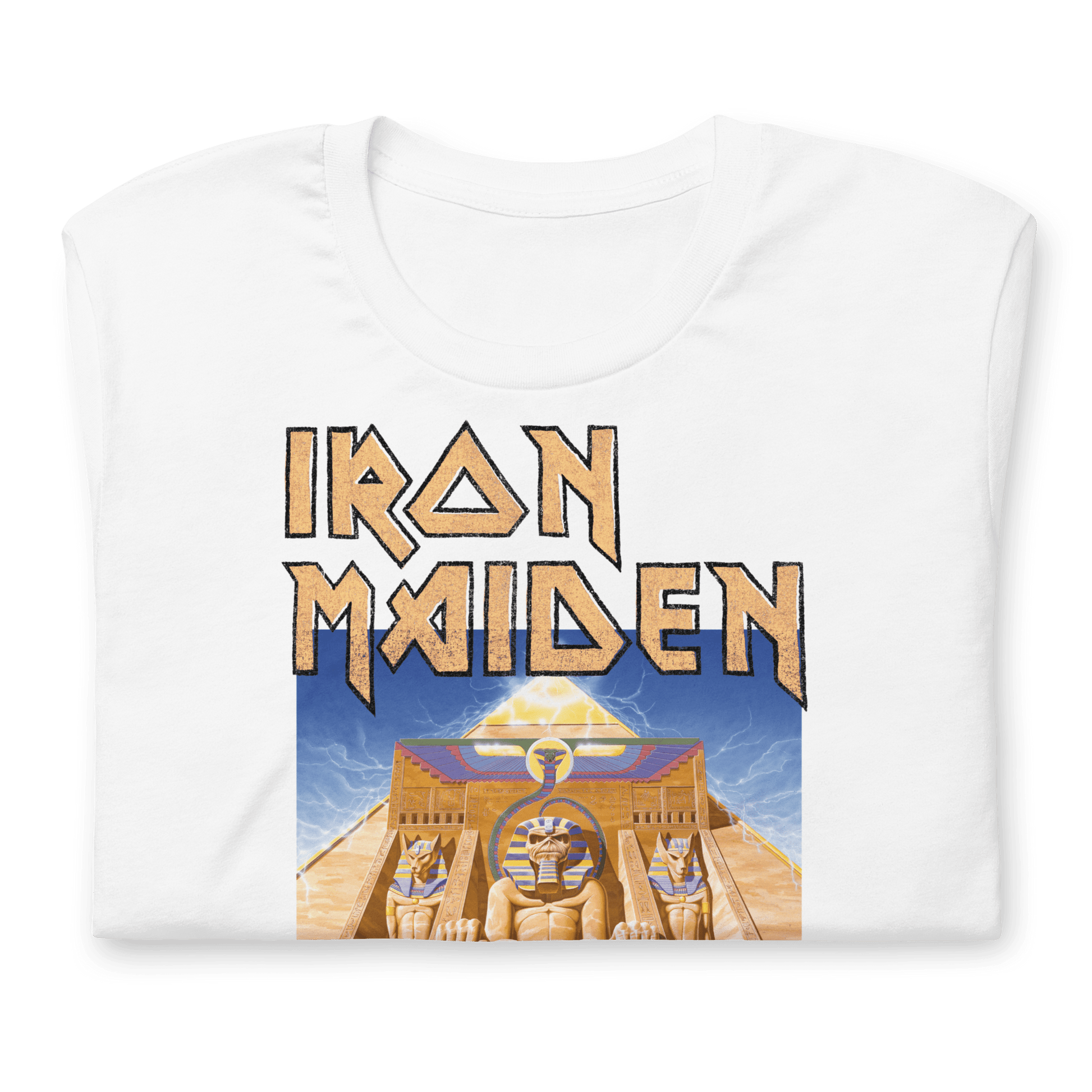 Iron Maiden Iron Maiden - Powerslave White Pharoh T-Shirt