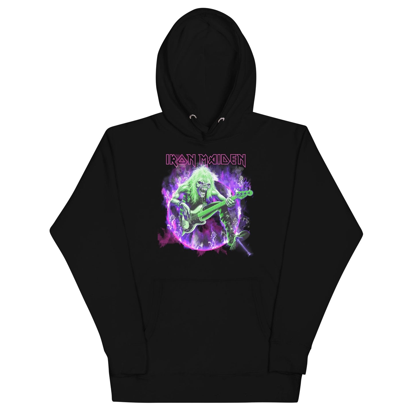 Iron Maiden Iron Maiden - Purple Guitar Classic Hoodie