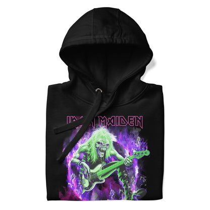 Iron Maiden Iron Maiden - Purple Guitar Classic Hoodie