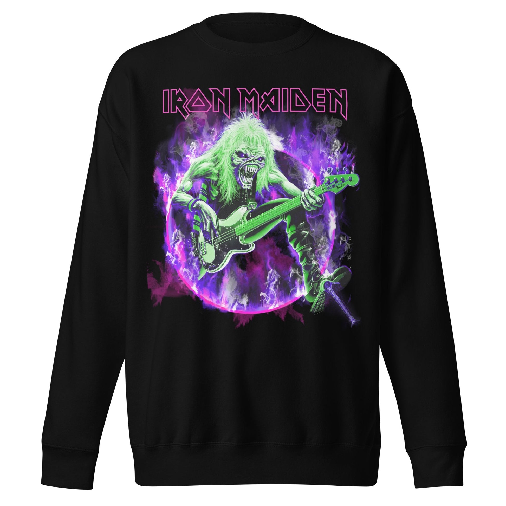 Iron Maiden Iron Maiden - Purple Guitar Jumbo Print Sweatshirt