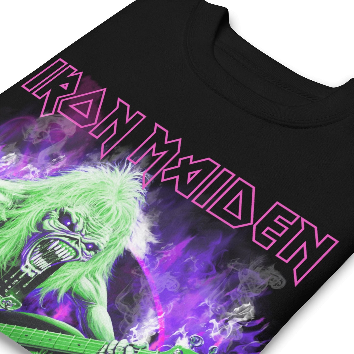 Iron Maiden Iron Maiden - Purple Guitar Jumbo Print Sweatshirt