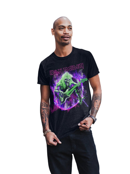 Iron Maiden Iron Maiden - Purple Guitar T-Shirt