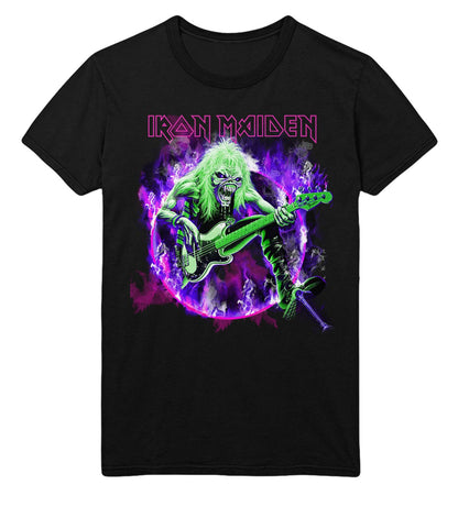 Iron Maiden Iron Maiden - Purple Guitar T-Shirt