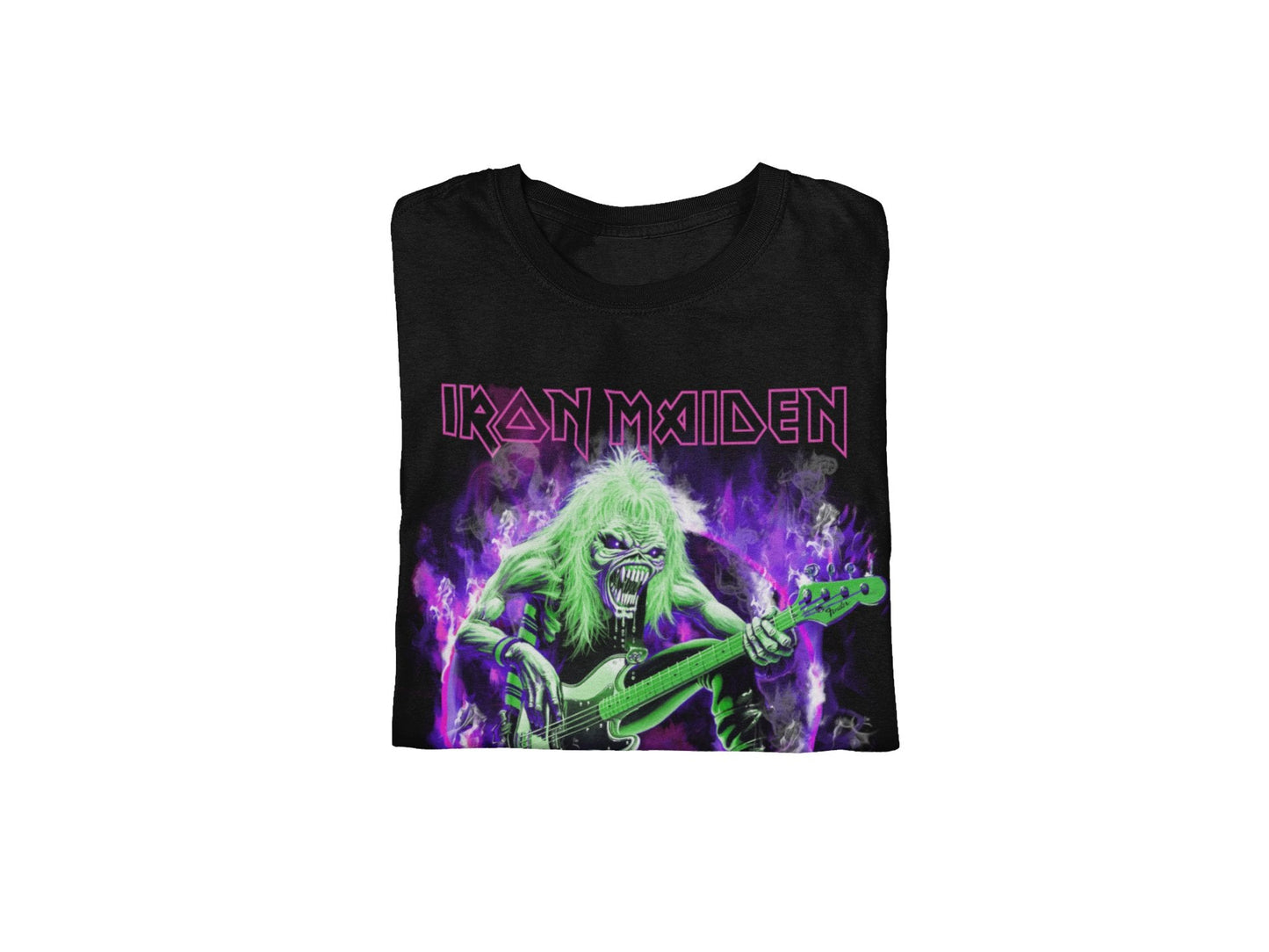 Iron Maiden Iron Maiden - Purple Guitar T-Shirt