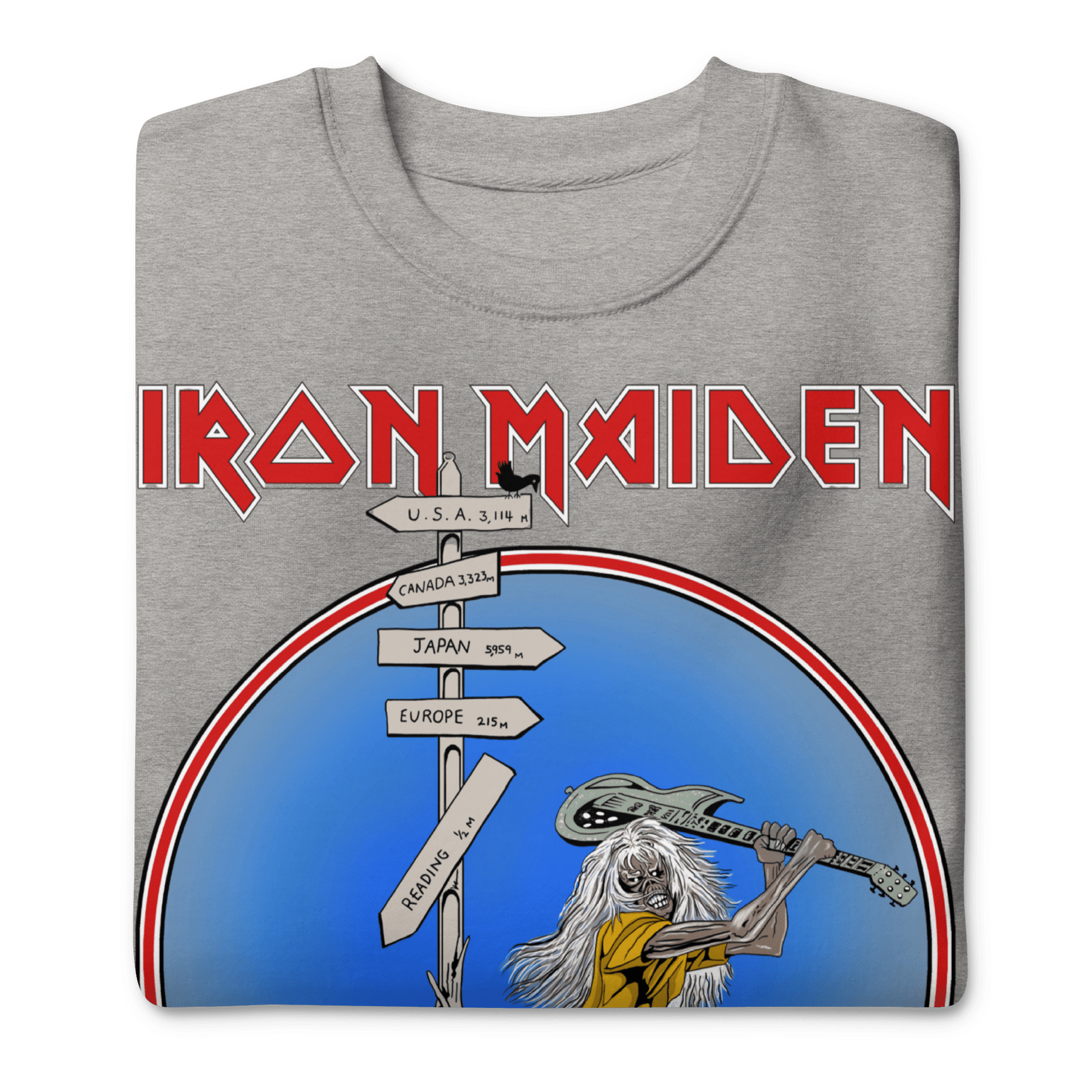 Iron Maiden Iron Maiden - Reading 1982 Vintage Tour Sweatshirt