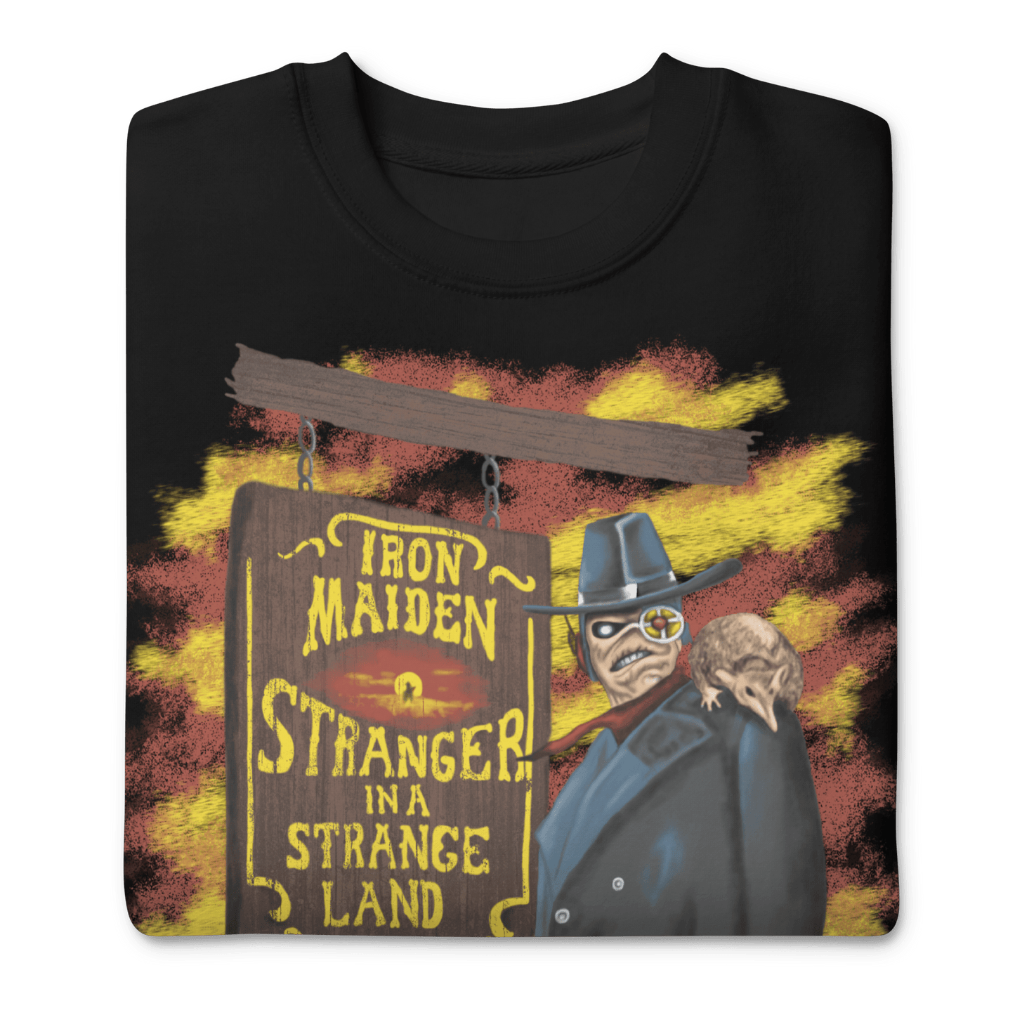 Iron Maiden Iron Maiden - Strange Land Texas 1987 Vintage Tour Sweatshirt