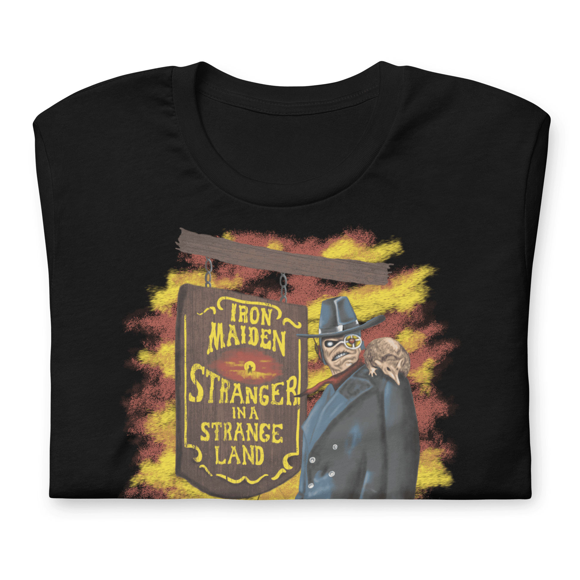 Iron Maiden Iron Maiden - Strange Land Texas 1987 Vintage Tour T-Shirt