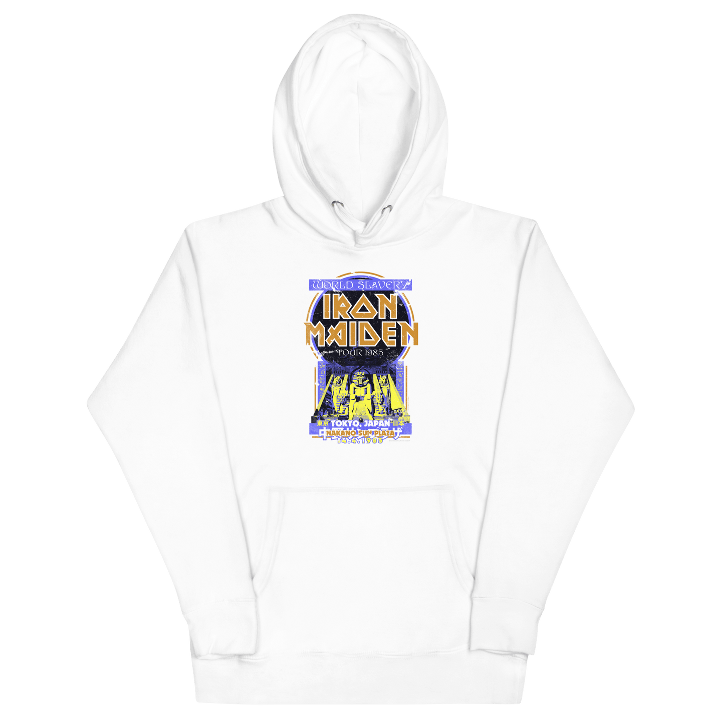 Iron Maiden Iron Maiden - Tokyo 1985 Vintage Tour Hoodie