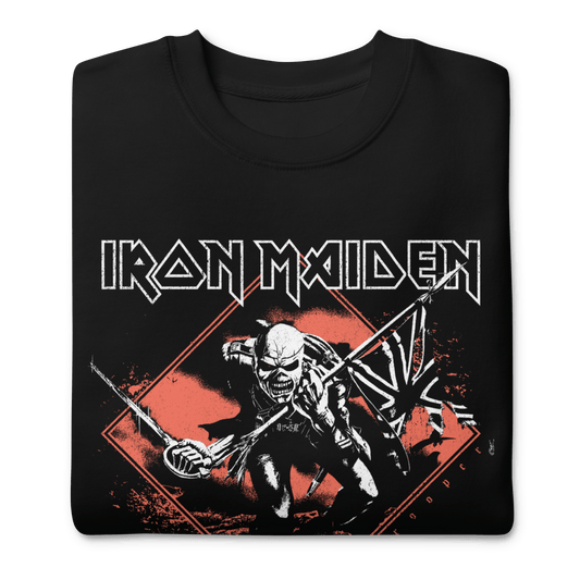 Iron Maiden Iron Maiden - Trooper Diamond Jumbo Print Sweatshirt