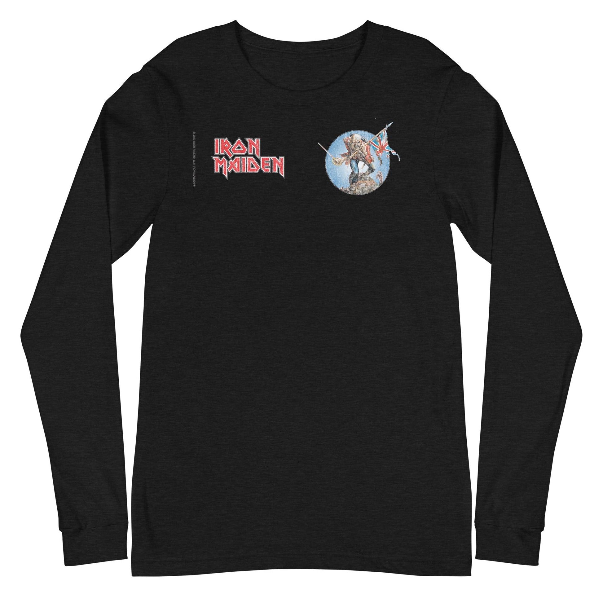 Iron Maiden Iron Maiden - Logo Flag Long Sleeve T-Shirt