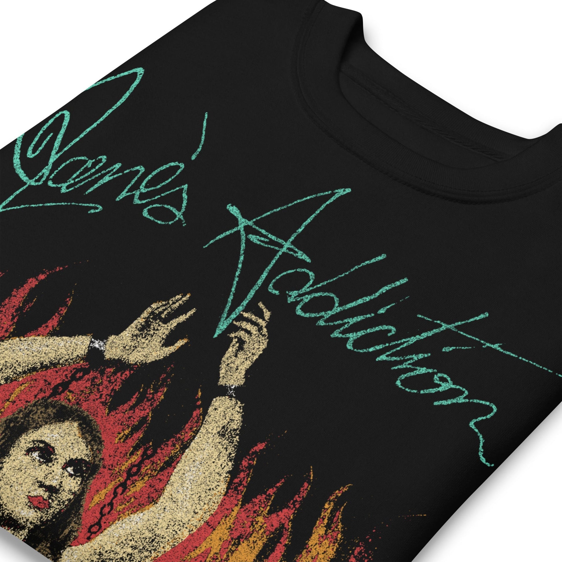Janes Addiction Janes Addiction - Flames Jumbo Print Sweatshirt