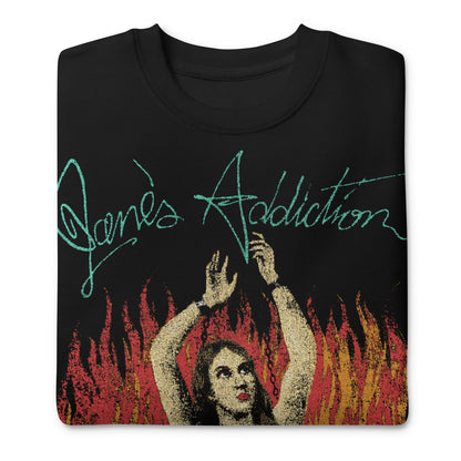Janes Addiction Janes Addiction - Flames Jumbo Print Sweatshirt