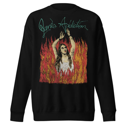Janes Addiction Janes Addiction - Flames Jumbo Print Sweatshirt